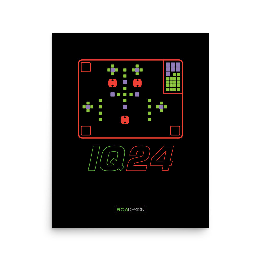 2024 IQ Game Art Poster
