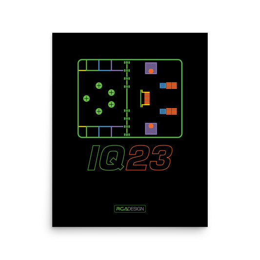 2023 IQ Game Art Poster